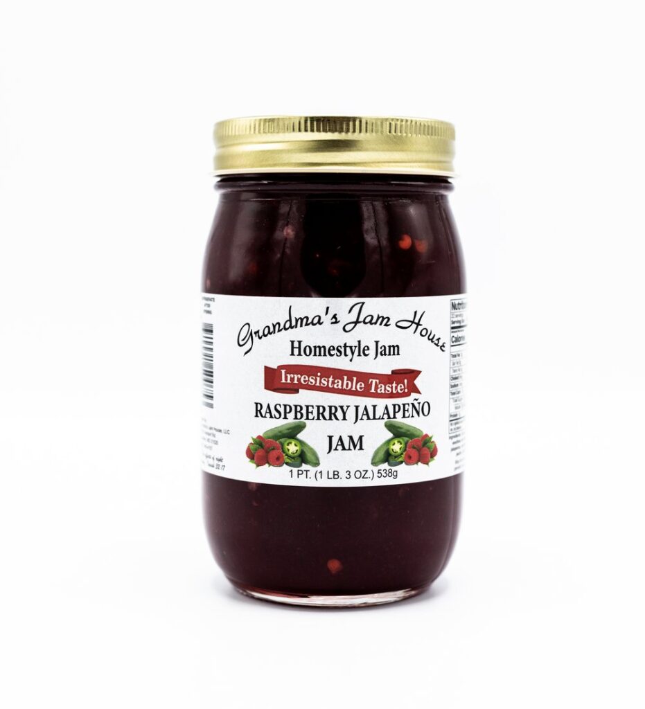Raspberry Jalapeno Jam Grandma's Jam House