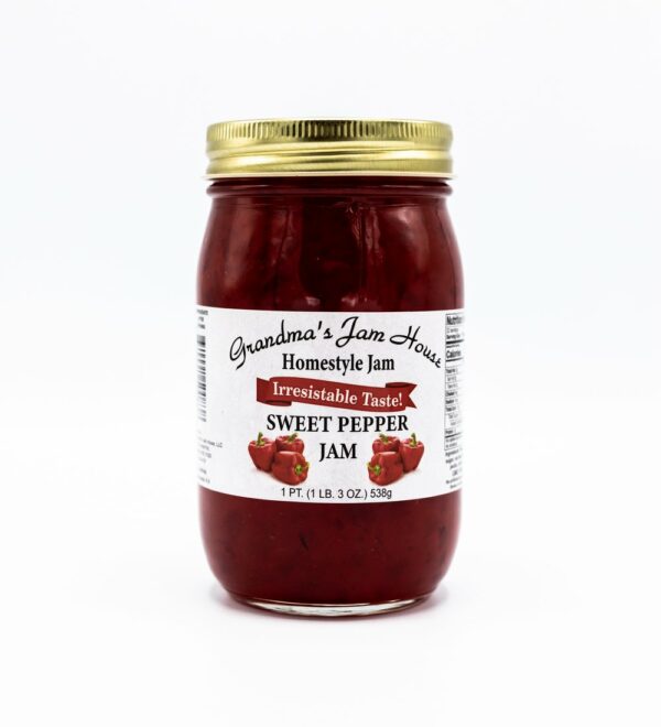 Sweet Pepper Jam 1 PT. - Grandma's Jam House