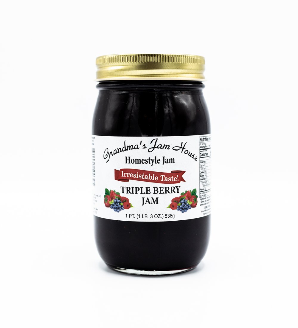 Triple Berry Jam - Grandma's Jam House