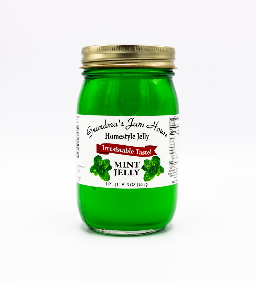Mint Jelly 3 oz. Grandma's Jam House