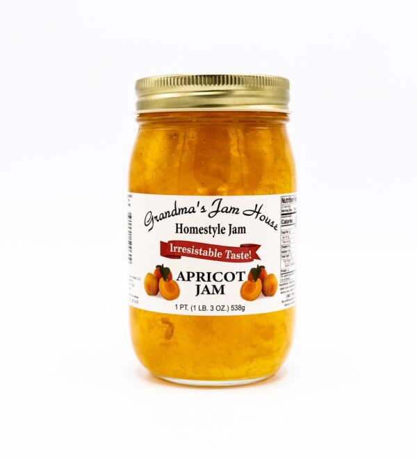 Apricot Jam 1 Pt Grandmas Jam House