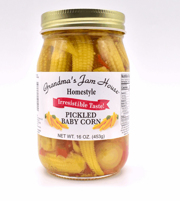 Pickled Baby Corn 16 oz.